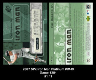 2007-SPx-Iron-Man-Platinum-IM049-Game-1381