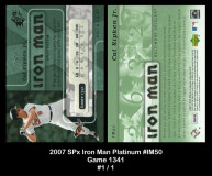 2007-SPx-Iron-Man-Platinum-IM050-Game-1341