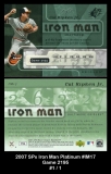 2007 SPx Iron Man Platinum #IM17