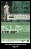2007 SPx Iron Man Platinum #IM3 Game 2576