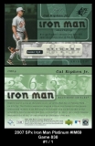 2007 SPx Iron Man Platinum #IM69 Game 838