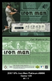 2007 SPx Iron Man Platinum #IM96 Game 129