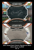 2007 Sweet Spot Classic Signatures Black Glove Silver Ink #CR