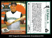 2007 Augusta Greenjackets Grandstand #18