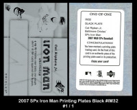 2007-SPx-Iron-Man-Printing-Plates-Black-IM32