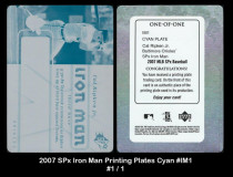 2007-SPx-Iron-Man-Printing-Plates-Cyan-IM1