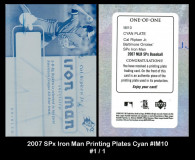 2007-SPx-Iron-Man-Printing-Plates-Cyan-IM10