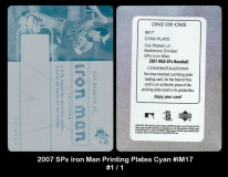 2007-SPx-Iron-Man-Printing-Plates-Cyan-IM17