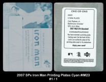 2007-SPx-Iron-Man-Printing-Plates-Cyan-IM23