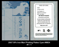 2007-SPx-Iron-Man-Printing-Plates-Cyan-IM24