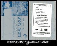 2007-SPx-Iron-Man-Printing-Plates-Cyan-IM29