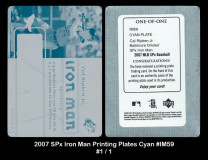 2007-SPx-Iron-Man-Printing-Plates-Cyan-IM59