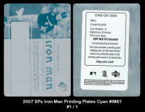 2007-SPx-Iron-Man-Printing-Plates-Cyan-IM61