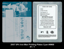 2007-SPx-Iron-Man-Printing-Plates-Cyan-IM68