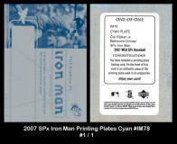 2007-SPx-Iron-Man-Printing-Plates-Cyan-IM76