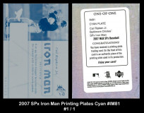 2007-SPx-Iron-Man-Printing-Plates-Cyan-IM81