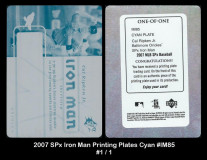 2007-SPx-Iron-Man-Printing-Plates-Cyan-IM85