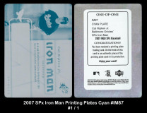 2007-SPx-Iron-Man-Printing-Plates-Cyan-IM87