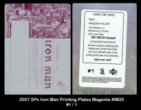 2007-SPx-Iron-Man-Printing-Plates-Magenta-IM20