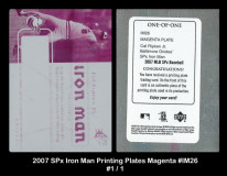 2007-SPx-Iron-Man-Printing-Plates-Magenta-IM26
