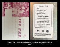 2007-SPx-Iron-Man-Printing-Plates-Magenta-IM29