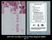 2007-SPx-Iron-Man-Printing-Plates-Magenta-IM32