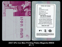 2007-SPx-Iron-Man-Printing-Plates-Magenta-IM36