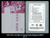 2007-SPx-Iron-Man-Printing-Plates-Magenta-IM37