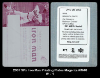 2007-SPx-Iron-Man-Printing-Plates-Magenta-IM48
