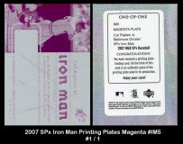 2007-SPx-Iron-Man-Printing-Plates-Magenta-IM5