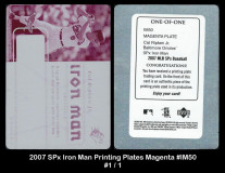 2007-SPx-Iron-Man-Printing-Plates-Magenta-IM50
