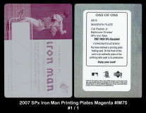 2007-SPx-Iron-Man-Printing-Plates-Magenta-IM75