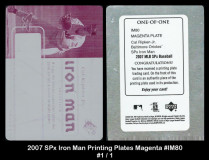 2007-SPx-Iron-Man-Printing-Plates-Magenta-IM80