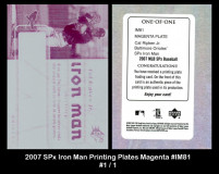 2007-SPx-Iron-Man-Printing-Plates-Magenta-IM81