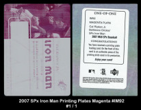 2007-SPx-Iron-Man-Printing-Plates-Magenta-IM92