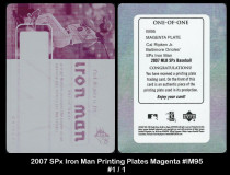 2007-SPx-Iron-Man-Printing-Plates-Magenta-IM95