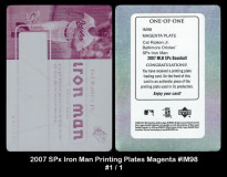 2007-SPx-Iron-Man-Printing-Plates-Magenta-IM98