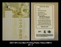 2007-SPx-Iron-Man-Printing-Plates-Yellow-IM10