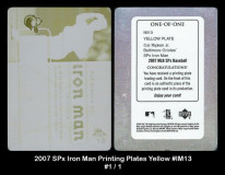 2007-SPx-Iron-Man-Printing-Plates-Yellow-IM13