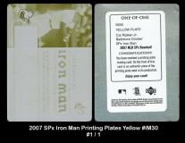 2007-SPx-Iron-Man-Printing-Plates-Yellow-IM30