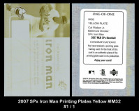 2007-SPx-Iron-Man-Printing-Plates-Yellow-IM32