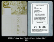 2007-SPx-Iron-Man-Printing-Plates-Yellow-IM47