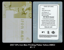2007-SPx-Iron-Man-Printing-Plates-Yellow-IM52