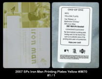2007-SPx-Iron-Man-Printing-Plates-Yellow-IM70