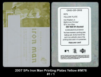 2007-SPx-Iron-Man-Printing-Plates-Yellow-IM76
