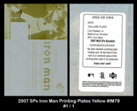2007-SPx-Iron-Man-Printing-Plates-Yellow-IM79