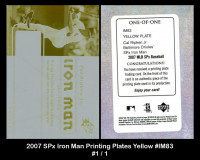 2007-SPx-Iron-Man-Printing-Plates-Yellow-IM83