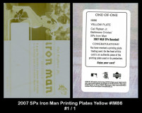 2007-SPx-Iron-Man-Printing-Plates-Yellow-IM86