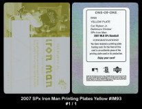 2007-SPx-Iron-Man-Printing-Plates-Yellow-IM93