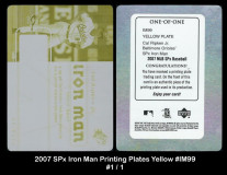 2007-SPx-Iron-Man-Printing-Plates-Yellow-IM99